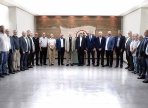 جعجع التقى مخاتير منطقة بعبدا 