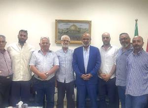 حمود إستقبل وفد الهيئة الإدارية الجديدة لرابطة مخاتير صيدا 