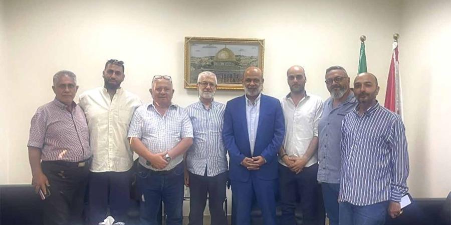 حمود إستقبل وفد الهيئة الإدارية الجديدة لرابطة مخاتير صيدا 